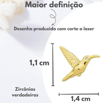 Brincos Beija-flor do Amor