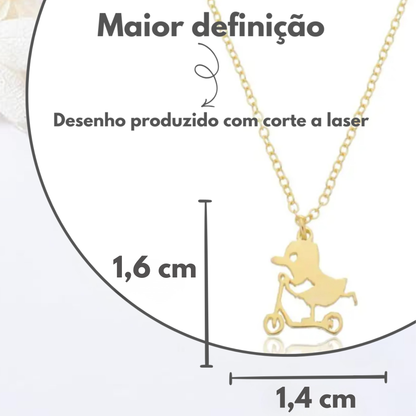 Colar Patinete da Alegria