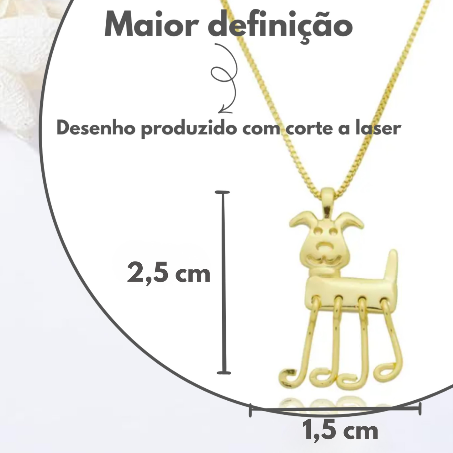 Colar Patinhas Marotas