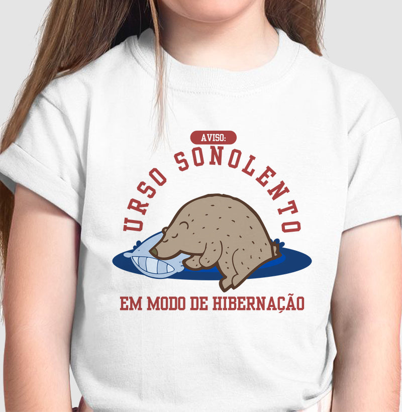 Camiseta Urso Sonolento