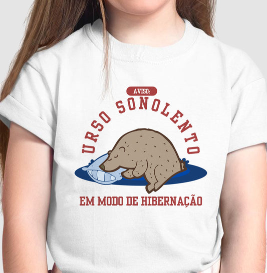 Camiseta Urso Sonolento