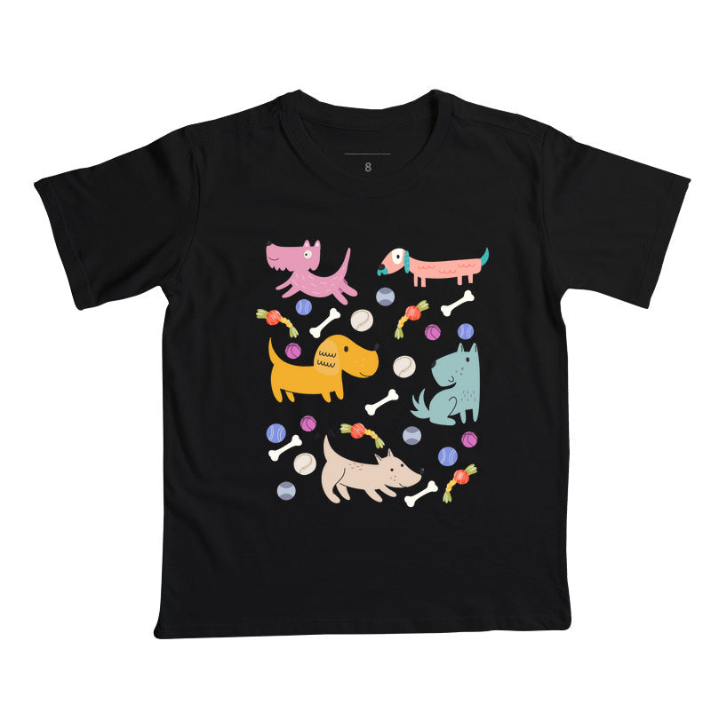 Camiseta Cachorrinhos Divertidos