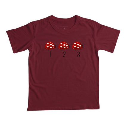 Camiseta Uma, Duas, Três Joaninhas