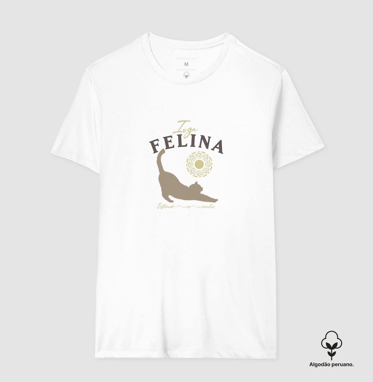 Camiseta Ioga Felina