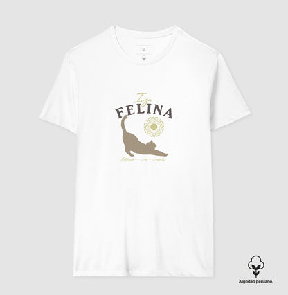 Camiseta Ioga Felina