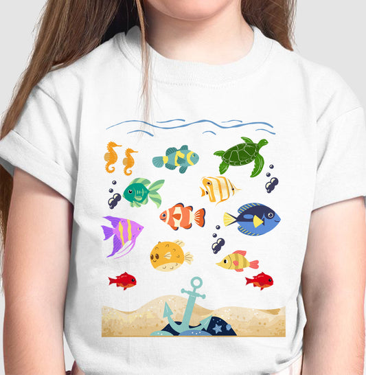 Camiseta Fundo do mar