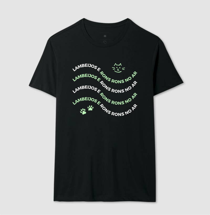 Camiseta Lambeijos e rons rons no ar