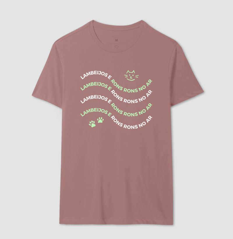Camiseta Lambeijos e rons rons no ar