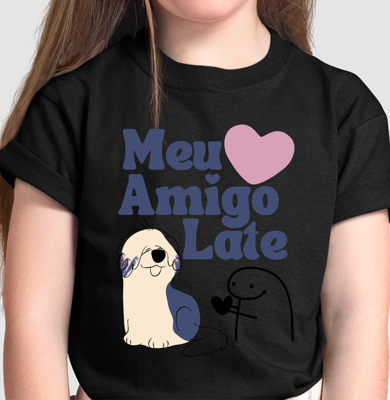 Camiseta Meu Amigo Late