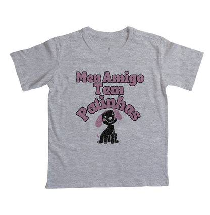 Camiseta Meu amigo tem patinhas