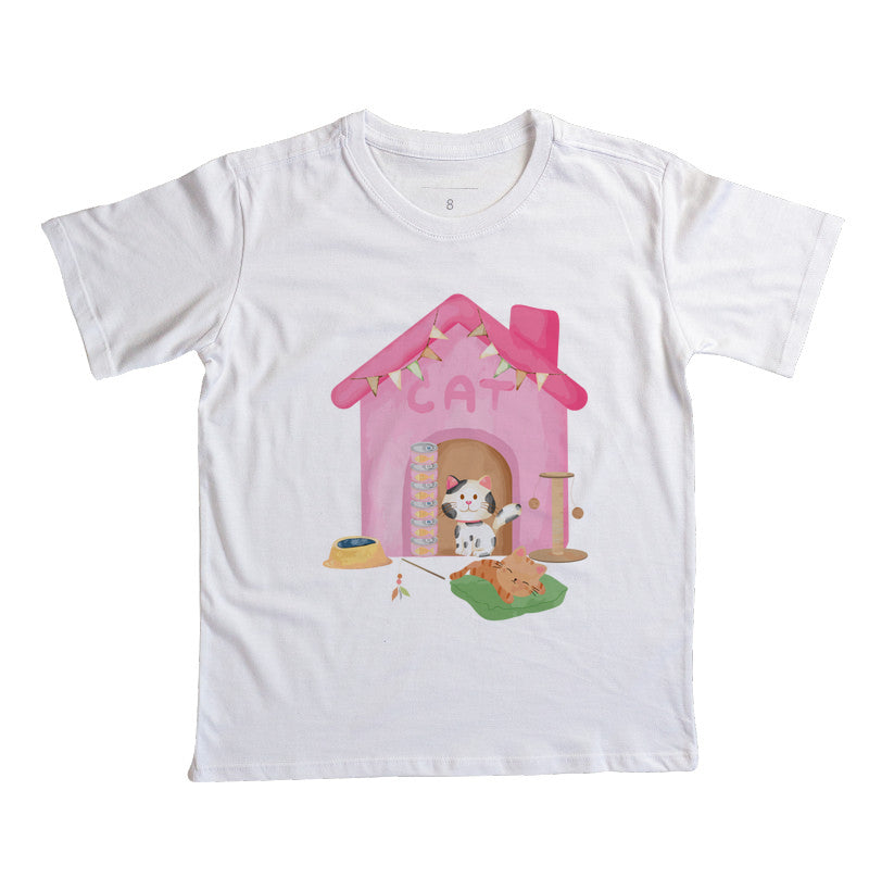 Camiseta Cat Home
