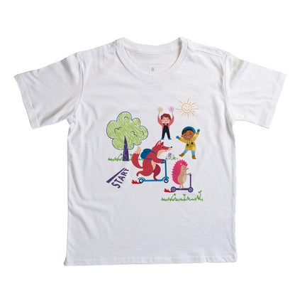 Camiseta Start com os amigos