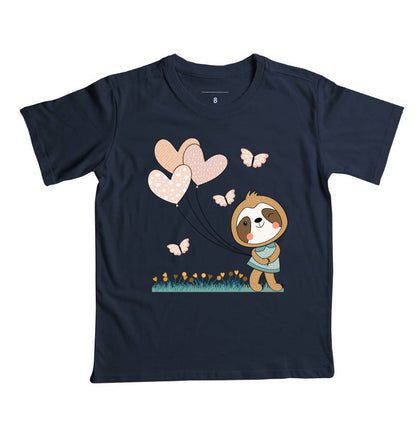 Camiseta Balões do coração