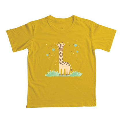 Camiseta Girafa Divertida