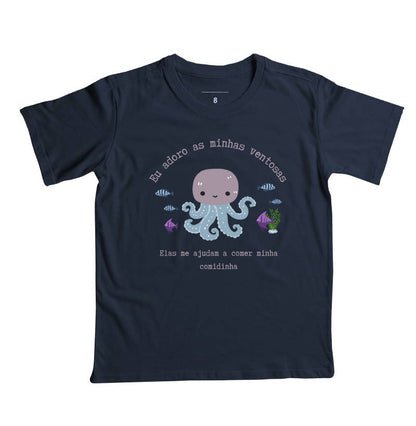 Camiseta Eu adoro as minhas ventosas