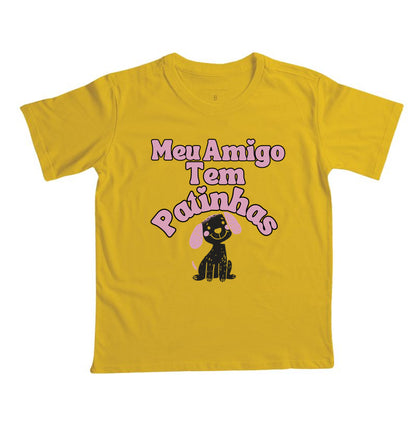 Camiseta Meu Amigo Tem Patinhas