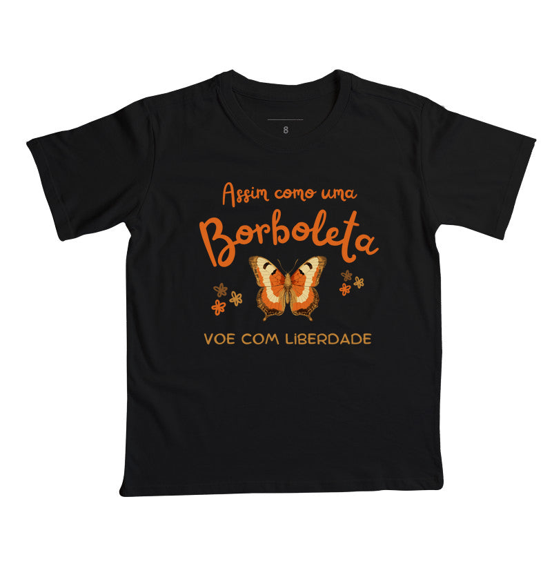 Camiseta Assim como uma borboleta