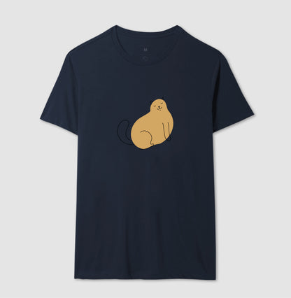 Camiseta Gato e traços