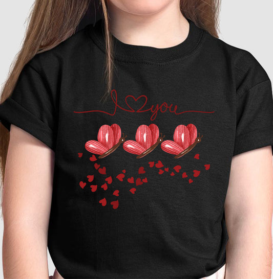 Camiseta Borboletas vermelhas