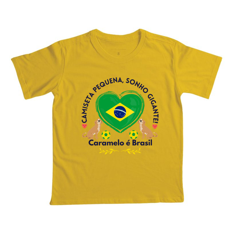 Camiseta Caramelo é Brasil
