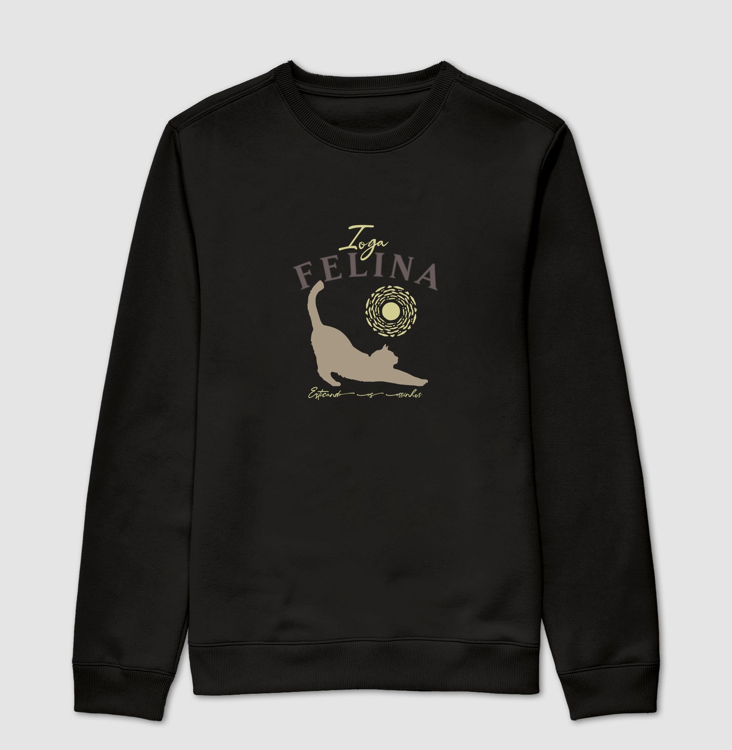 Moletom Ioga Felina
