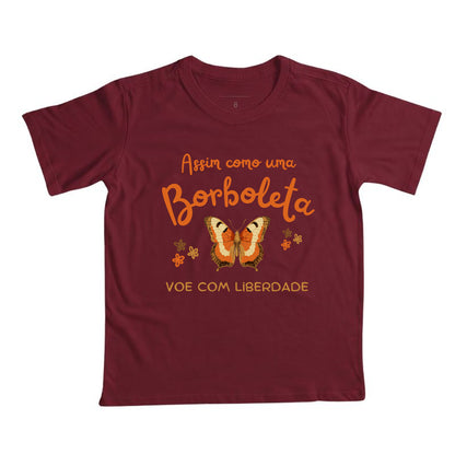 Camiseta Assim como uma borboleta