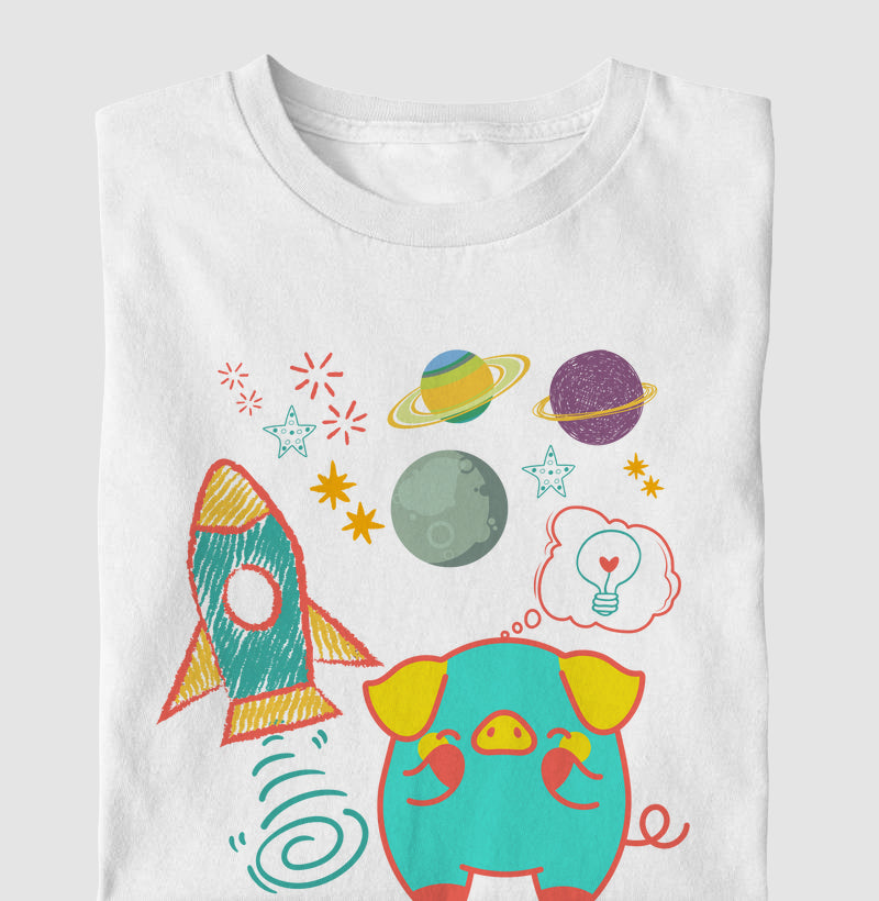 Camiseta Imagine-se Voando