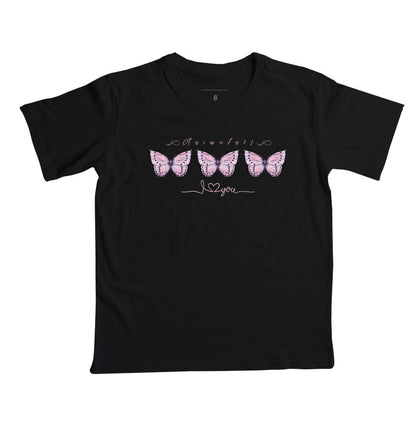 Camiseta Borboletas rosas