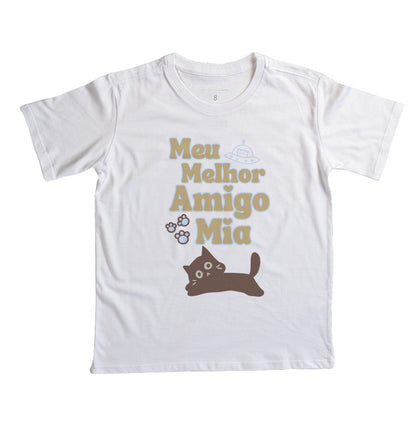Camiseta Meu Melhor Amigo Mia