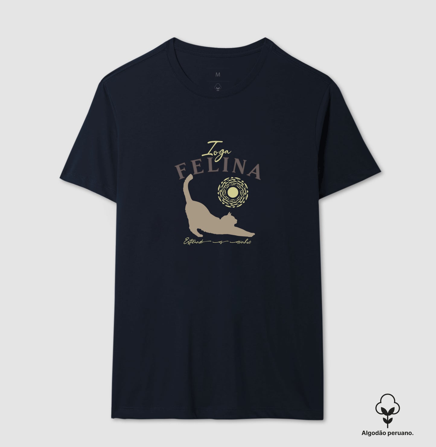 Camiseta Ioga Felina