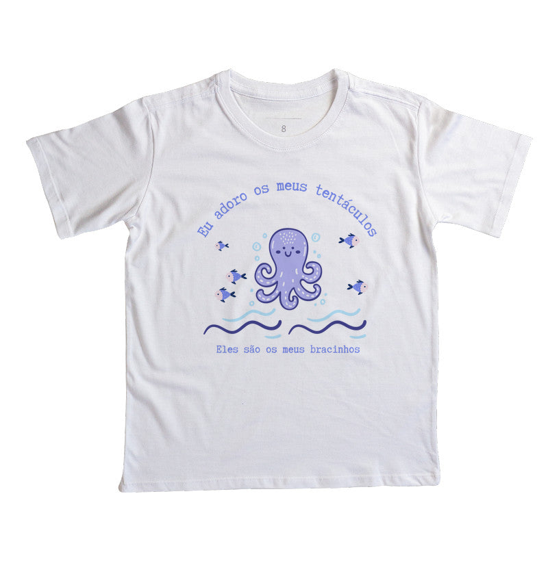 Camiseta Eu adoro os meus Tentáculos