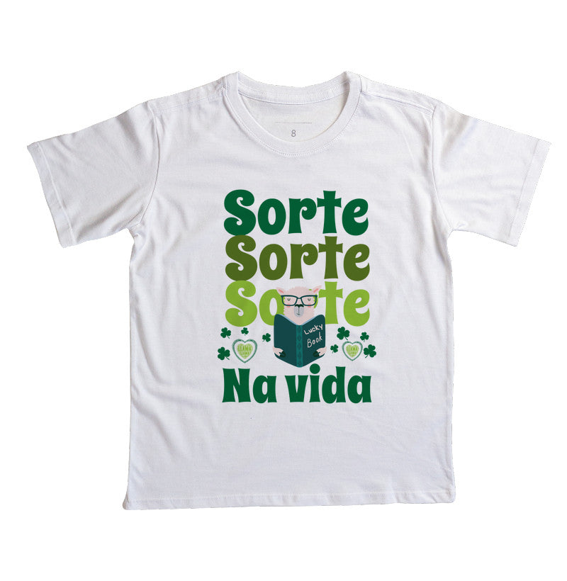Camiseta Sorte na vida