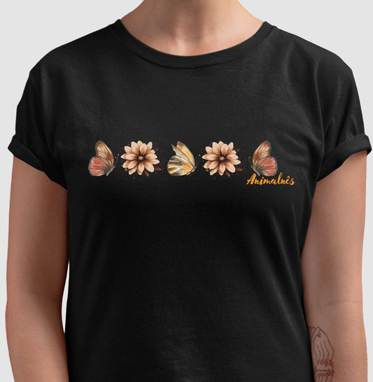 Camiseta Borboletas & Flores