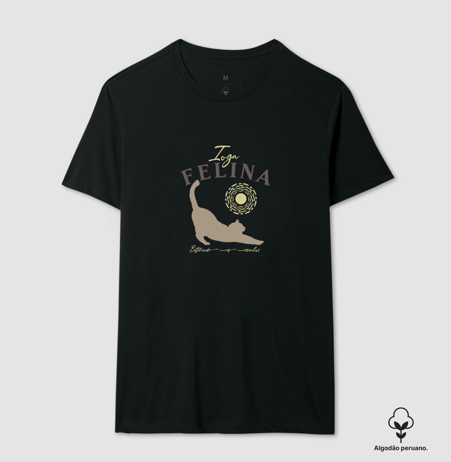 Camiseta Ioga Felina