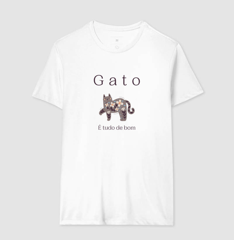 Camiseta Gato é Tudo de Bom