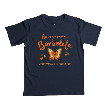 Camiseta Assim como uma borboleta