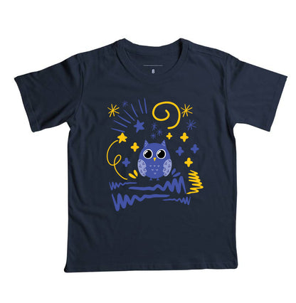 Camiseta Na vibração da corujinha