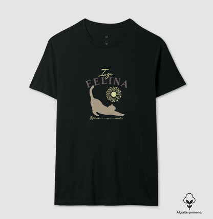 Camiseta Ioga Felina