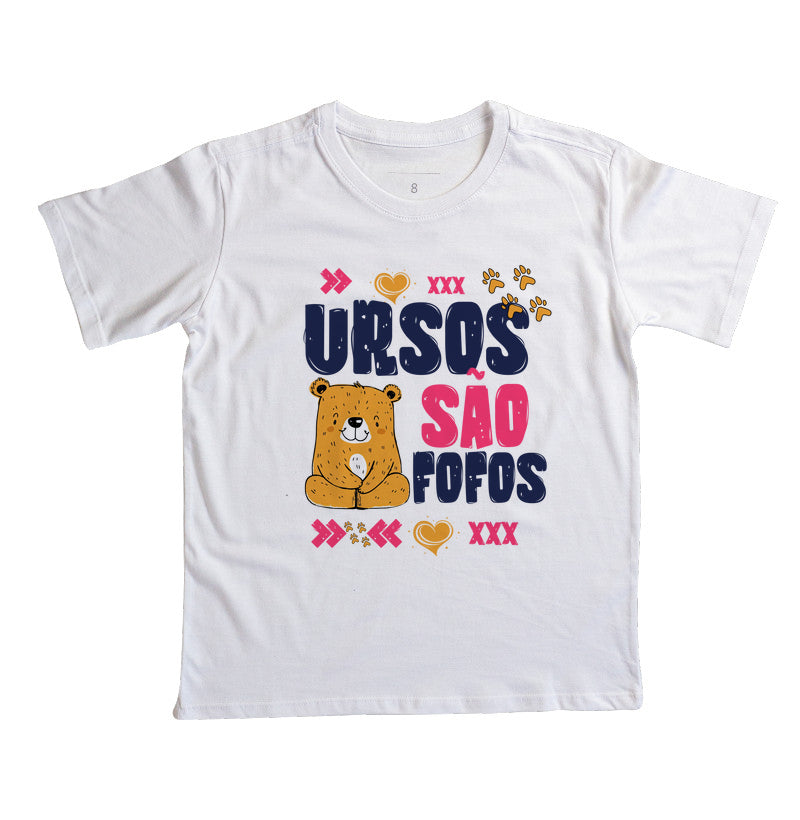 Camiseta Ursos são fofos
