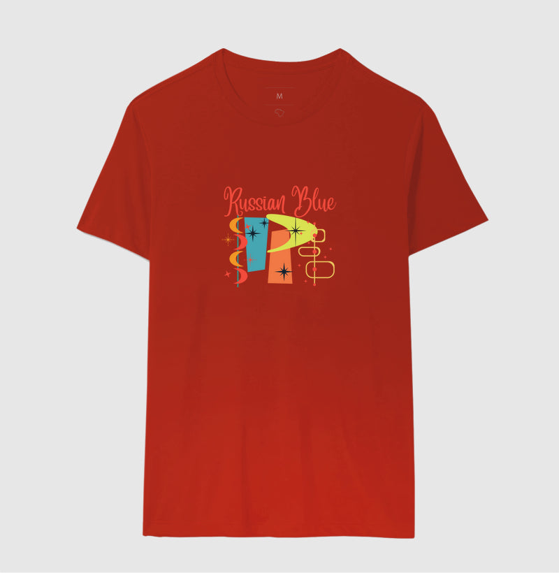 Camiseta Gato Russian Blue