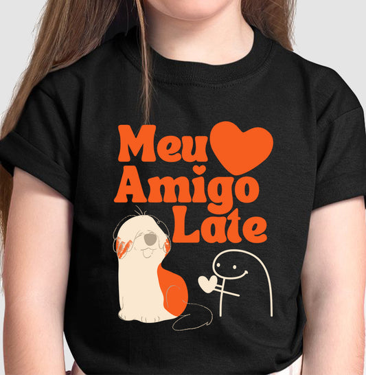 Camiseta Meu amigo late