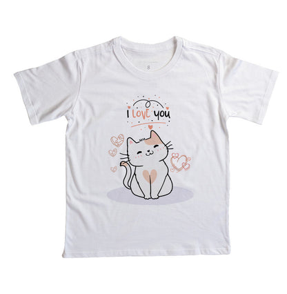 Camiseta Cat I love You