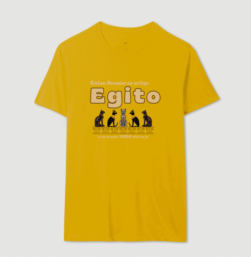 Camiseta Gatos Amados no Egito