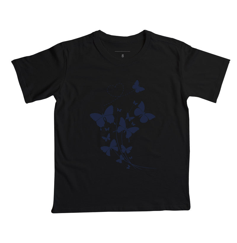 Camiseta Borboletas Azuis