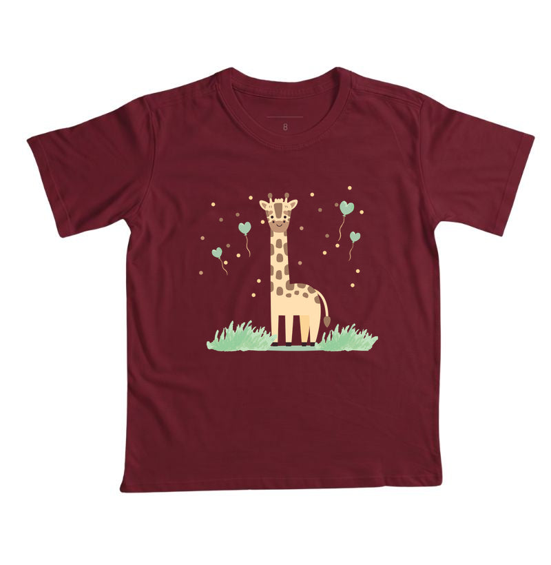 Camiseta Girafa Divertida