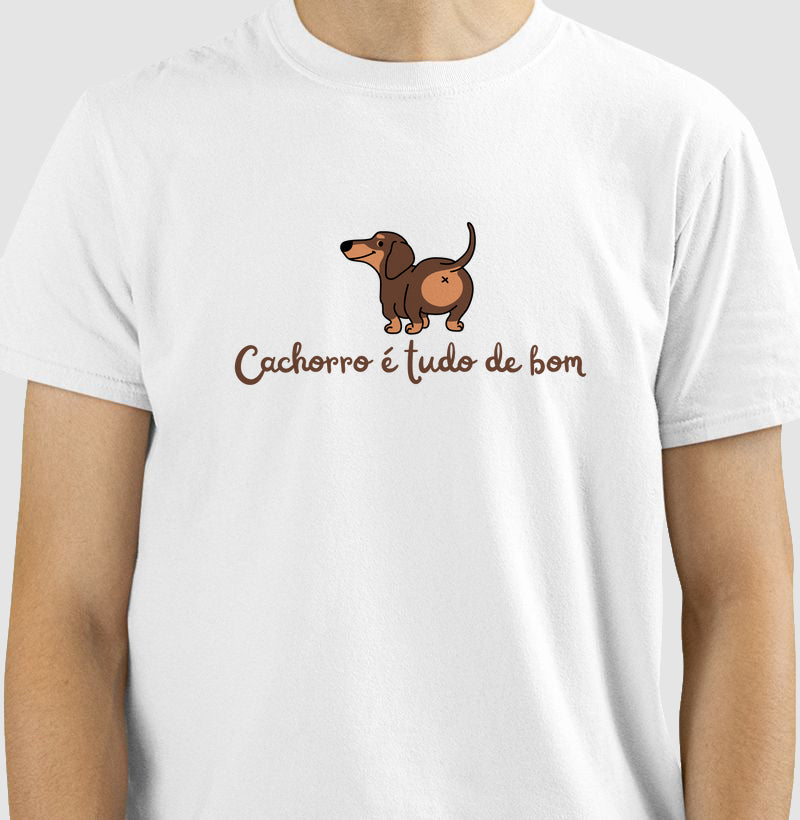 Camiseta Cachorro é Tudo de Bom