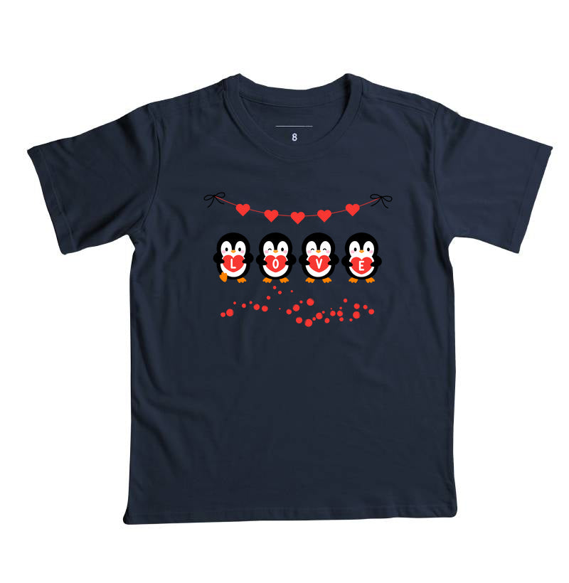 Camiseta Pinguins amorosos