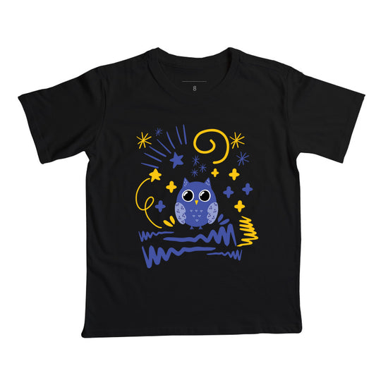 Camiseta Na Vibração da Corujinha