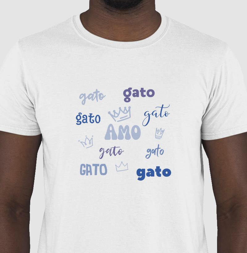 Camiseta Gato Rei