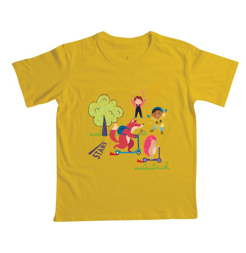 Camiseta Brincando com os Amigos